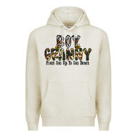 Oatmeal Heather boy granny from son up to sondown Premium Hoodie - CowhideDigitalArt