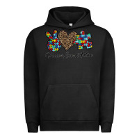 Pigment Black peace love autism1 Urban Hoodie - CowhideDigitalArt