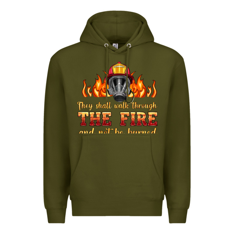 The Fire With Firefighter Air Mask Premium Hoodie by HRA Design Shop | Teevron