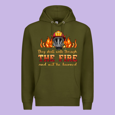 The Fire With Firefighter Air Mask Premium Hoodie Designed By Hra Design Shop