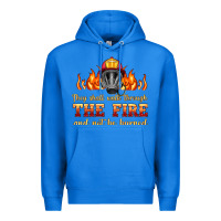 True Royal the fire with firefighter air mask Premium Hoodie - HRA Design Shop