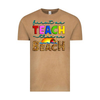 Vintage Camel first we teach then we beach Vintage Tee - Artiststas