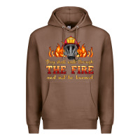 Chestnut the fire with firefighter air mask Premium Hoodie - HRA Design Shop