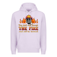 Lilac the fire with firefighter air mask Premium Hoodie - HRA Design Shop