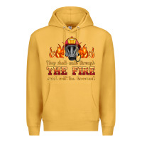Mustard the fire with firefighter air mask Premium Hoodie - HRA Design Shop