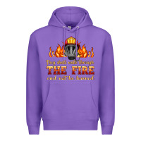 Purple the fire with firefighter air mask Premium Hoodie - HRA Design Shop