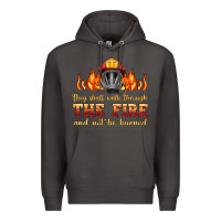 Smoke the fire with firefighter air mask Premium Hoodie - HRA Design Shop