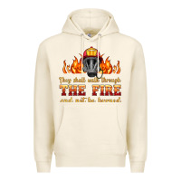The Fire With Firefighter Air Mask Premium Hoodie | Teevron