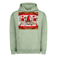 Pigment Oil Green baseball gnome Urban Hoodie - HRA Design Shop