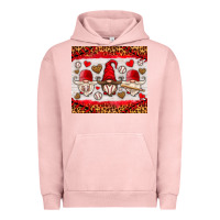 Pigment Salmon baseball gnome Urban Hoodie - HRA Design Shop
