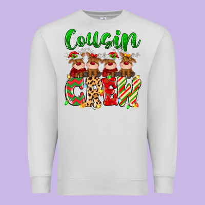 Premium Sweatshirt cousin crew christmas deer