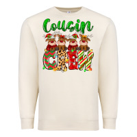 Sandshell cousin crew christmas deer Premium Sweatshirt - MaliasSmallBusiness