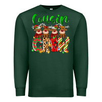 Sports Green cousin crew christmas deer Premium Sweatshirt - MaliasSmallBusiness
