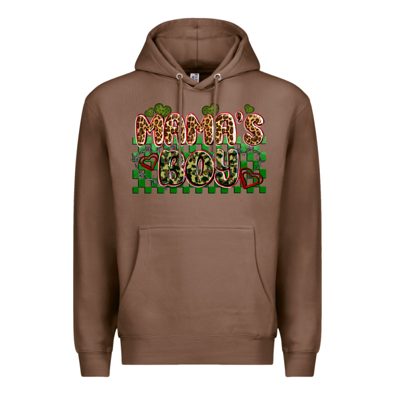 Valentines Day Mama's Boy Olivia Premium Hoodie by OliviaCreatesArt | Teevron
