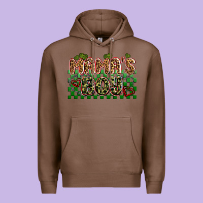Valentines Day Mama's Boy Olivia Premium Hoodie Designed By Oliviacreatesart