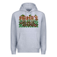 Heather Grey valentines day mama's boy olivia Premium Hoodie - OliviaCreatesArt