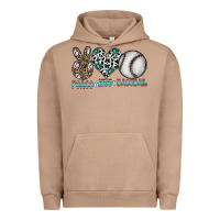 Pigment Burro peace love baseball Urban Hoodie - CowhideDigitalArt