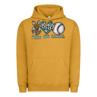 Pigment Peanut Butter peace love baseball Urban Hoodie - CowhideDigitalArt