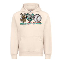 Sandshell peace love baseball Urban Hoodie - CowhideDigitalArt