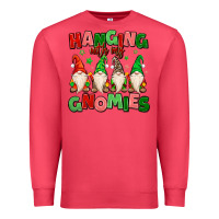 Cardinal hanging with my gnomies Premium Sweatshirt - MaliasSmallBusiness
