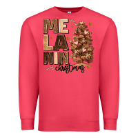Cardinal melanin christmas with christmas tree Premium Sweatshirt - MaliasSmallBusiness