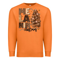 Carrot melanin christmas with christmas tree Premium Sweatshirt - MaliasSmallBusiness