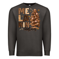 Smoke melanin christmas with christmas tree Premium Sweatshirt - MaliasSmallBusiness