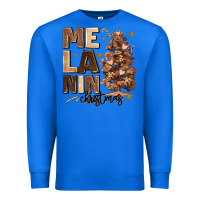 True Royal melanin christmas with christmas tree Premium Sweatshirt - MaliasSmallBusiness