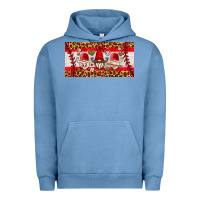 Pigment Pebble Blue baseball gnome license plate Urban Hoodie - HRA Design Shop