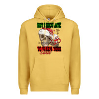 Antique Gold hot chocolate to warm your soul Premium Hoodie - FaDigitalArtStudio
