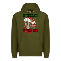 Army Green hot chocolate to warm your soul Premium Hoodie - FaDigitalArtStudio