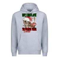 Heather Grey hot chocolate to warm your soul Premium Hoodie - FaDigitalArtStudio