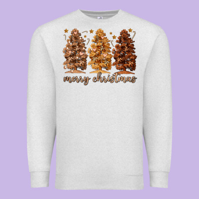 Premium Sweatshirt melanin christmas trees