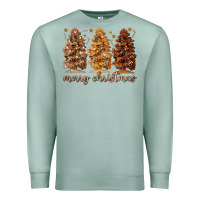 Seafoam melanin christmas trees Premium Sweatshirt - MaliasSmallBusiness