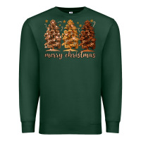 Sports Green melanin christmas trees Premium Sweatshirt - MaliasSmallBusiness
