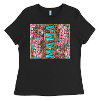 Cherry Blossoms Mama Tumbler Ladies Tee | Teevron
