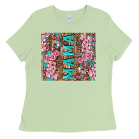 Matcha cherry blossoms mama tumbler Ladies Tee - Artiststas