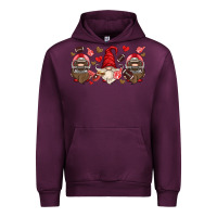 Mauve Wine american football gnome Urban Hoodie - HRA Design Shop