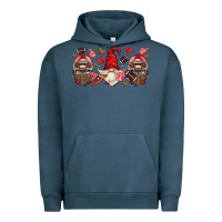 Pigment Midnight Navy american football gnome Urban Hoodie - HRA Design Shop