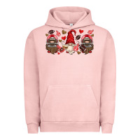 Pigment Salmon american football gnome Urban Hoodie - HRA Design Shop