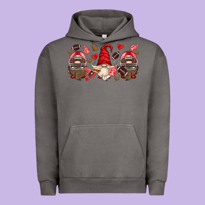 American Football Gnome Urban Hoodie Designed By Hra Design Shop