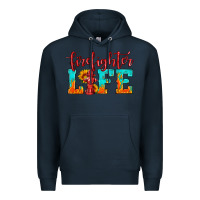 Navy firefighter life Premium Hoodie - HRA Design Shop