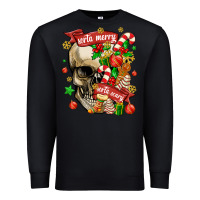 Black sorta merry sorta scary Premium Sweatshirt - MaliasSmallBusiness