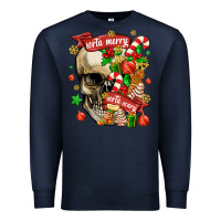 Navy sorta merry sorta scary Premium Sweatshirt - MaliasSmallBusiness