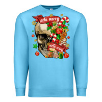 Ocean Blue sorta merry sorta scary Premium Sweatshirt - MaliasSmallBusiness