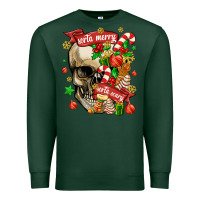 Sports Green sorta merry sorta scary Premium Sweatshirt - MaliasSmallBusiness