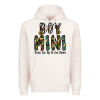 Pale Pink boy mini from son up to son down Premium Hoodie - CowhideDigitalArt