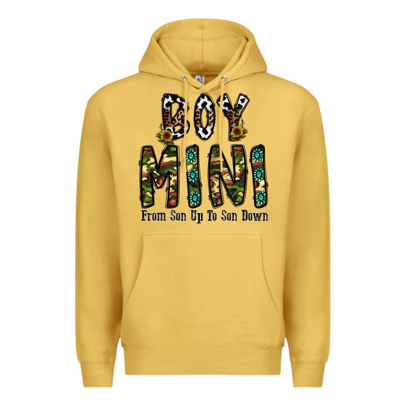 Boy Mini From Son Up To Son Down Premium Hoodie by CowhideDigitalArt | Teevron