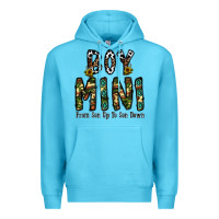 Ocean Blue boy mini from son up to son down Premium Hoodie - CowhideDigitalArt