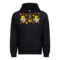 Black softball gnome Urban Hoodie - HRA Design Shop